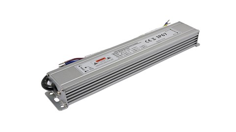 led防水电源长条形铝壳30W-深圳led电源厂家华荣科源